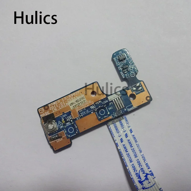 Hulics Used For ACER Aspire 5750 5750G Series Power Button Board With Cable P5WE0 LS-6902P