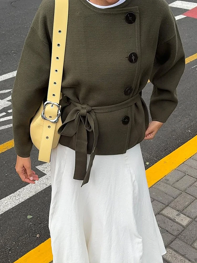 

Уличный женский пиджак с открытыми плечами, модная куртка на одной пуговице с тонкой талией, весна-осень 2021, новая женская верхняя одежда