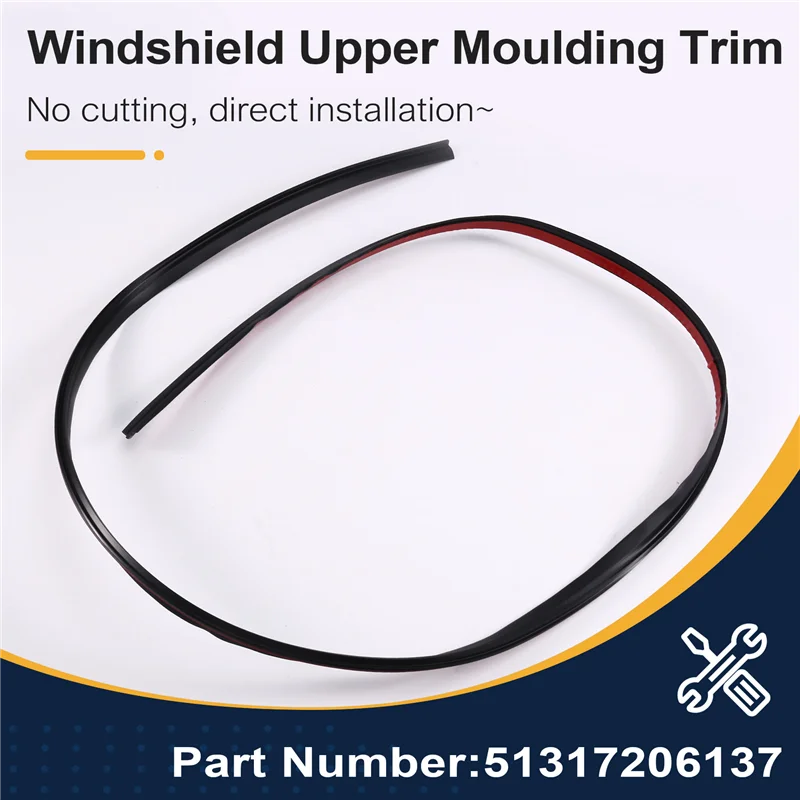 صب الكسوة العلوية لزجاج السيارة الخارقة 51317206137 يناسب BMW X3 F25 2011-2017 رقم الجزء 7206137