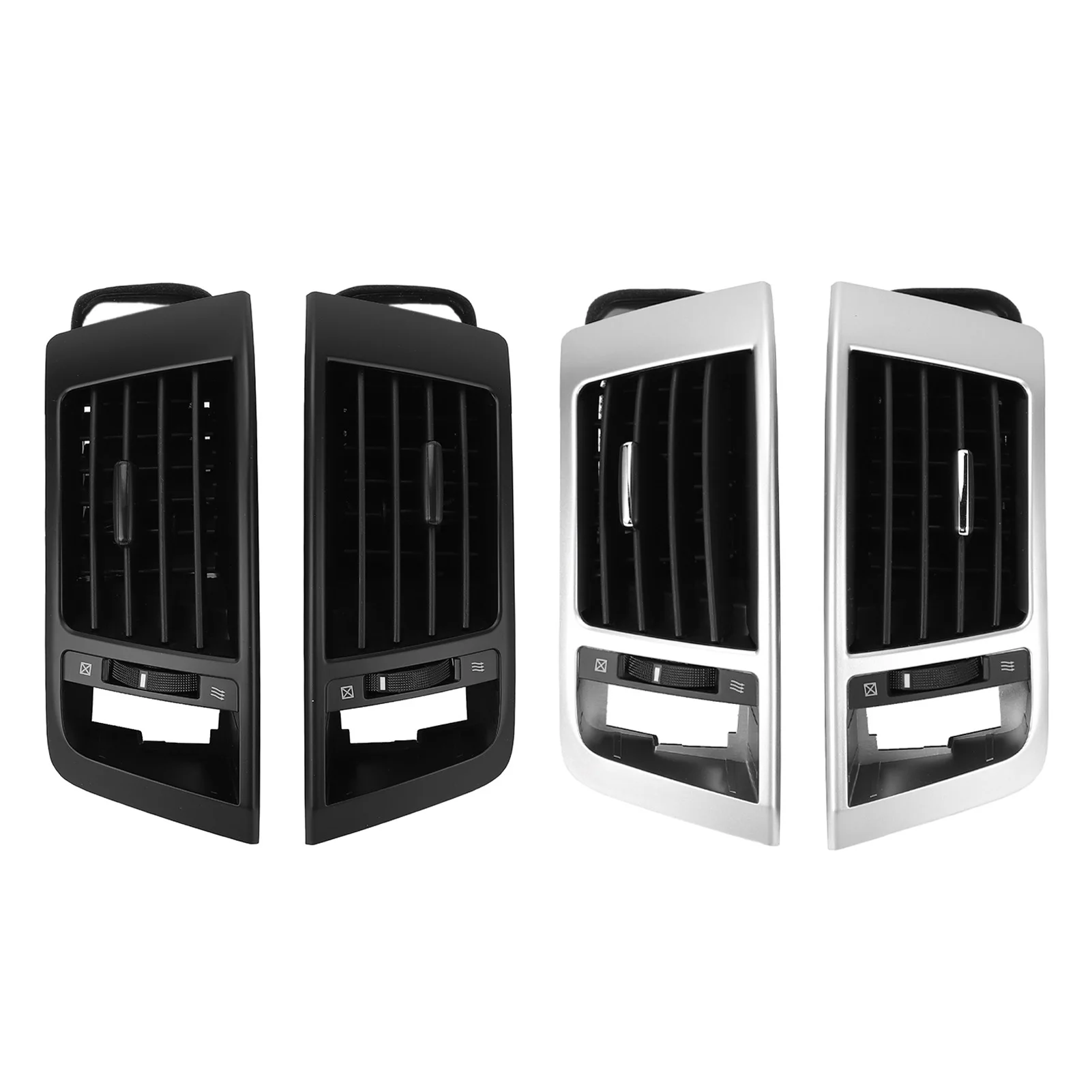 

Front Center Air Vent 1 Pair Scratch Proof Perfect Match Easy Installation Center Dash Ac Vent Grille for Land Cruiser LC200