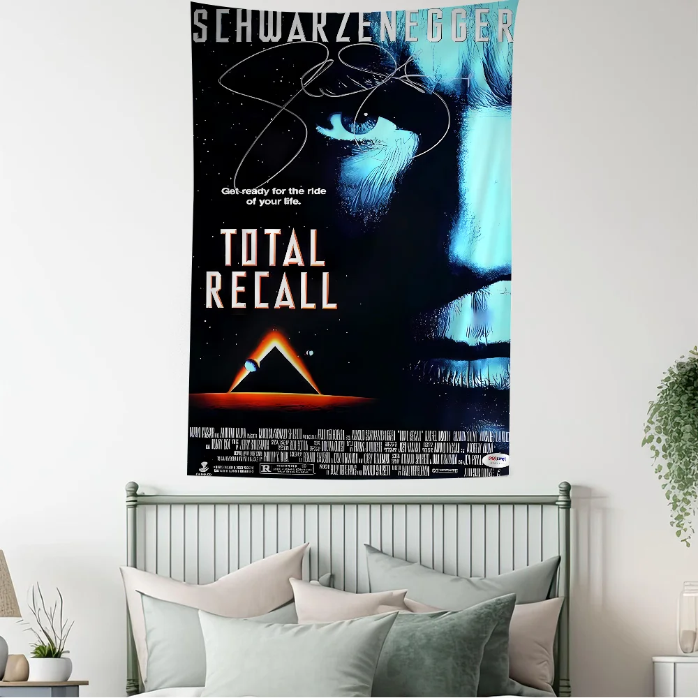 

Total Recall Movie Chart Tapestry for Living Room Home Dorm Decor Art Home Decor