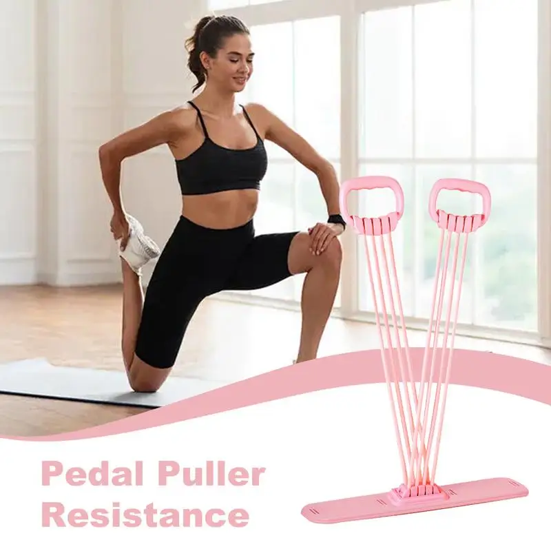 Tension Rope Pedal Puller Elastic Multifunction Yoga Fitness Resistance Band Portable Adjustable Yoga Strap Expander Sit Up