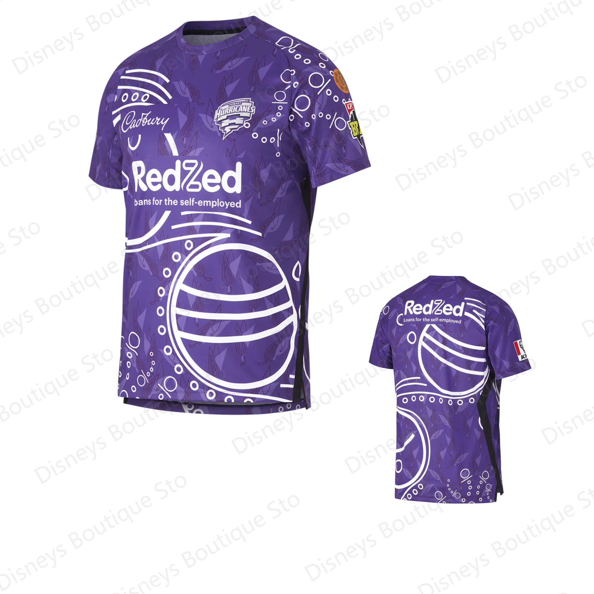 2024 New Arrival Summer Australian BBL Hobart Hurricanes Jersey Indigenous BBL Shirt Training Jersey Kid Uniform For Adult&Kid