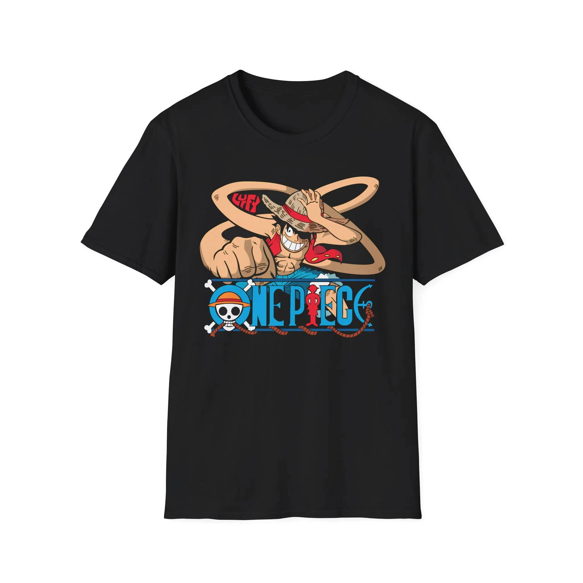 Zoro One Piece Japanese Shirt Pirate Anime Roronoa Zoro Shirt, Kanagawa Wave Hokusai Straw Hat Pirates Manga Shirt Mugiwara Tee