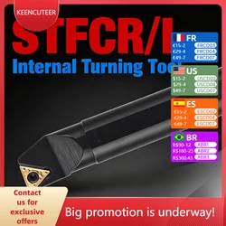 Screw Type Internal Turning Tool S08K/S10K/S12M/S14N/S16Q/S20R/S25S- STFCR/L 07/11/16 CNC Cutting  Lathe Turning Tool Cutter Bar
