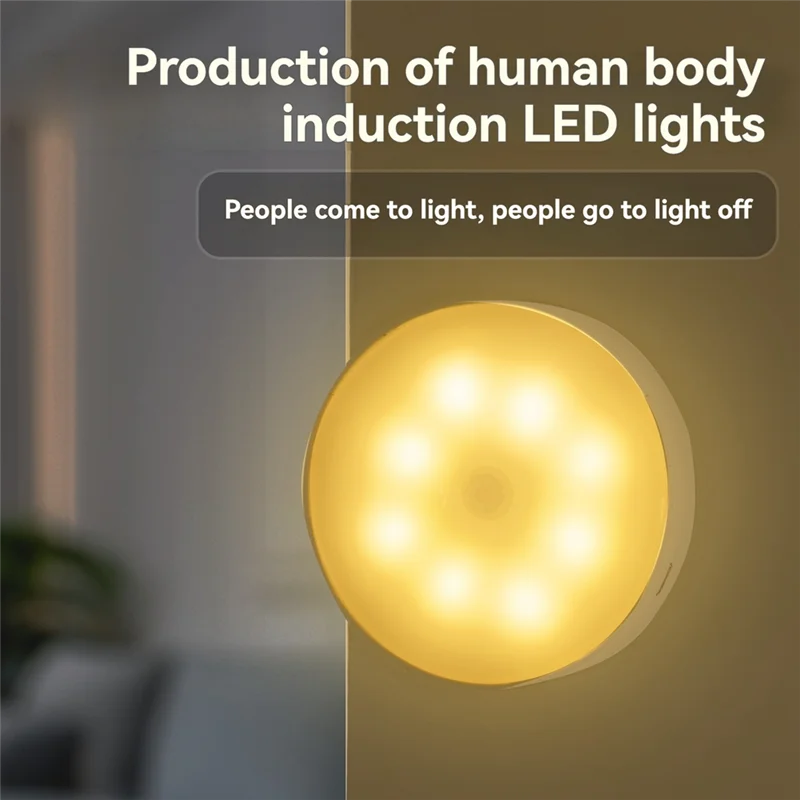 Excellent-DIY Human Body Sensing LED Light Kit Motion Sensor Lights DIY Electronic Kit For Bedroom Wardrobe Storage Area