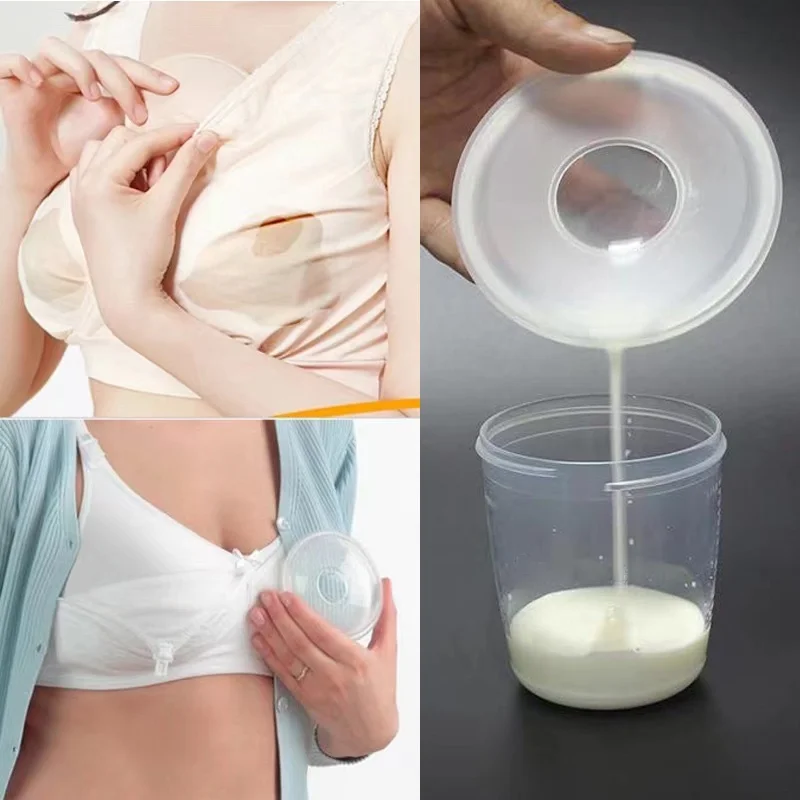 Silicone Mother\'s Milk Collector  Wearable Anti Spill Breast Pads   Nipple Pain Protector  Maternity Breastfeeding