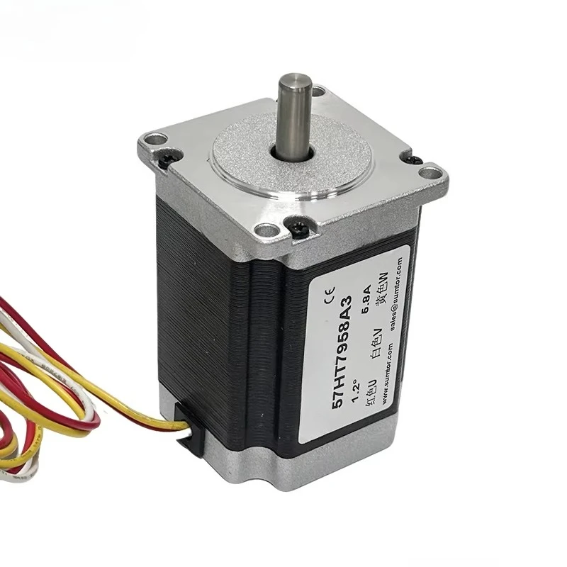 NEMA 23 Series Three Phase AC Stepping Motor 1.5N.m Torque 5.8A 3.3V 79mm High Precision Step Motor for Marking Equipment