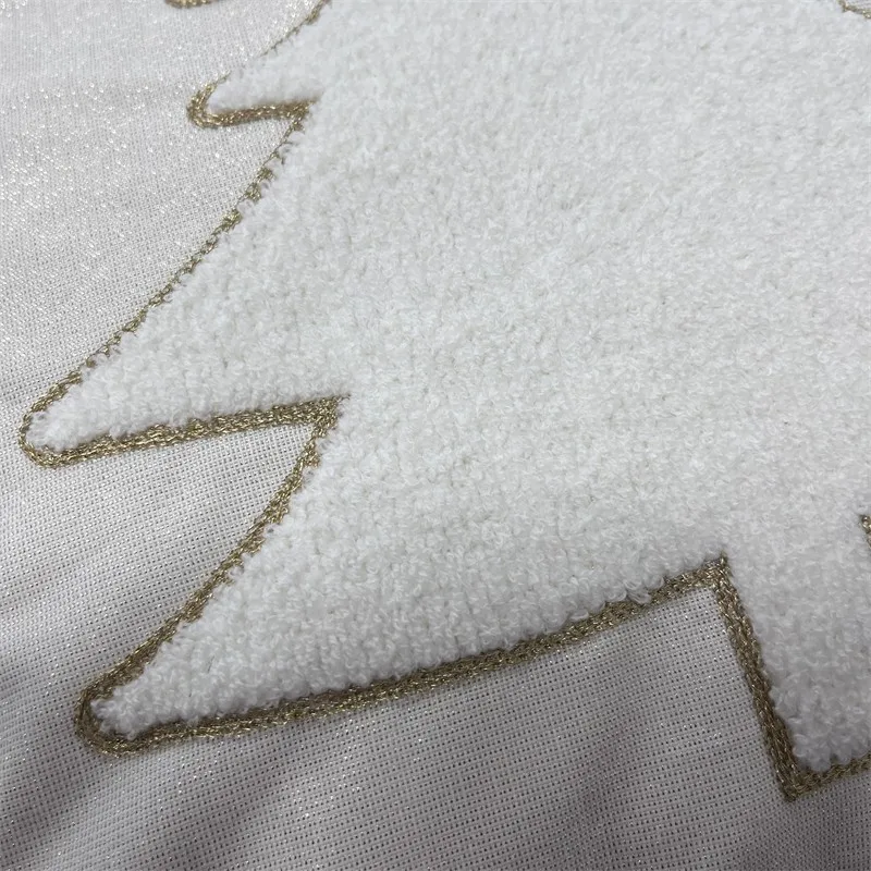 شجرة عيد الميلاد التطريز غطاء الوسادة السنة الجديدة وسادة للديكور القضية الفاخرة