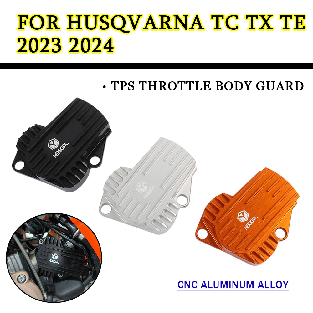 For Husqvarna TC TX TE 125 150 250 300 2023 2024 TPS Throttle Body Guard For TE300 TE150 Throttle Position Sensor TBI Cover Cap