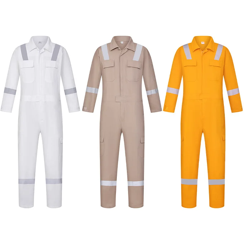 Electrical Working Overalls Workshop Hi Vis Safety Work Coveralls Dust Proof Reflective Safety Miner Mariner Uniforms Mechanical