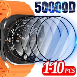 Protector de pantalla para Samsung Galaxy Watch 7 Ultra, película protectora de cobertura completa curvada 3D, vidrio no templado, 47MM, 44MM, 40MM