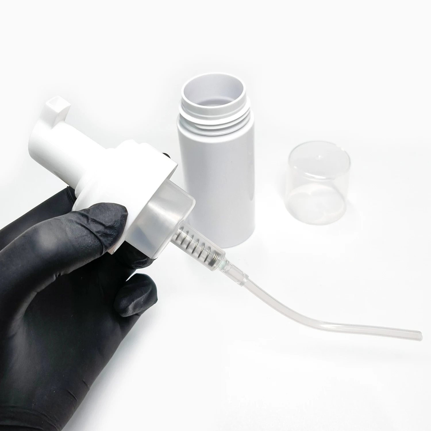 100/150/200/250ML Plastic Foam Pump Bottle White Empty Face Eyelashes Cosmetic Bottle Dispenser Foam Bottle Pump Container