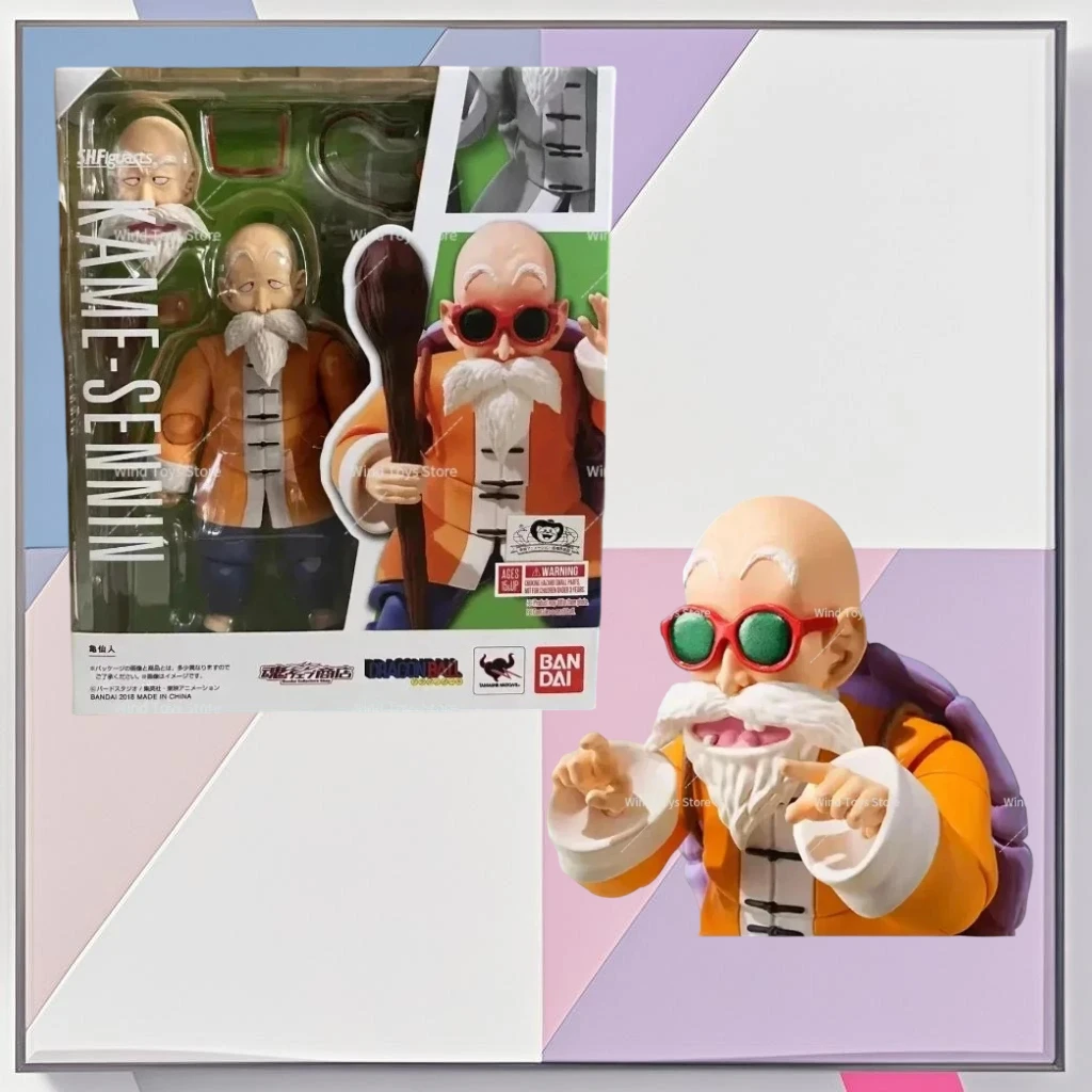 

100% Original BANDAI SH Figuarts SHF Dragon Ball Kame Sennin Anime Action Collection Figures Model Toys Figura PVC Gift In Stock