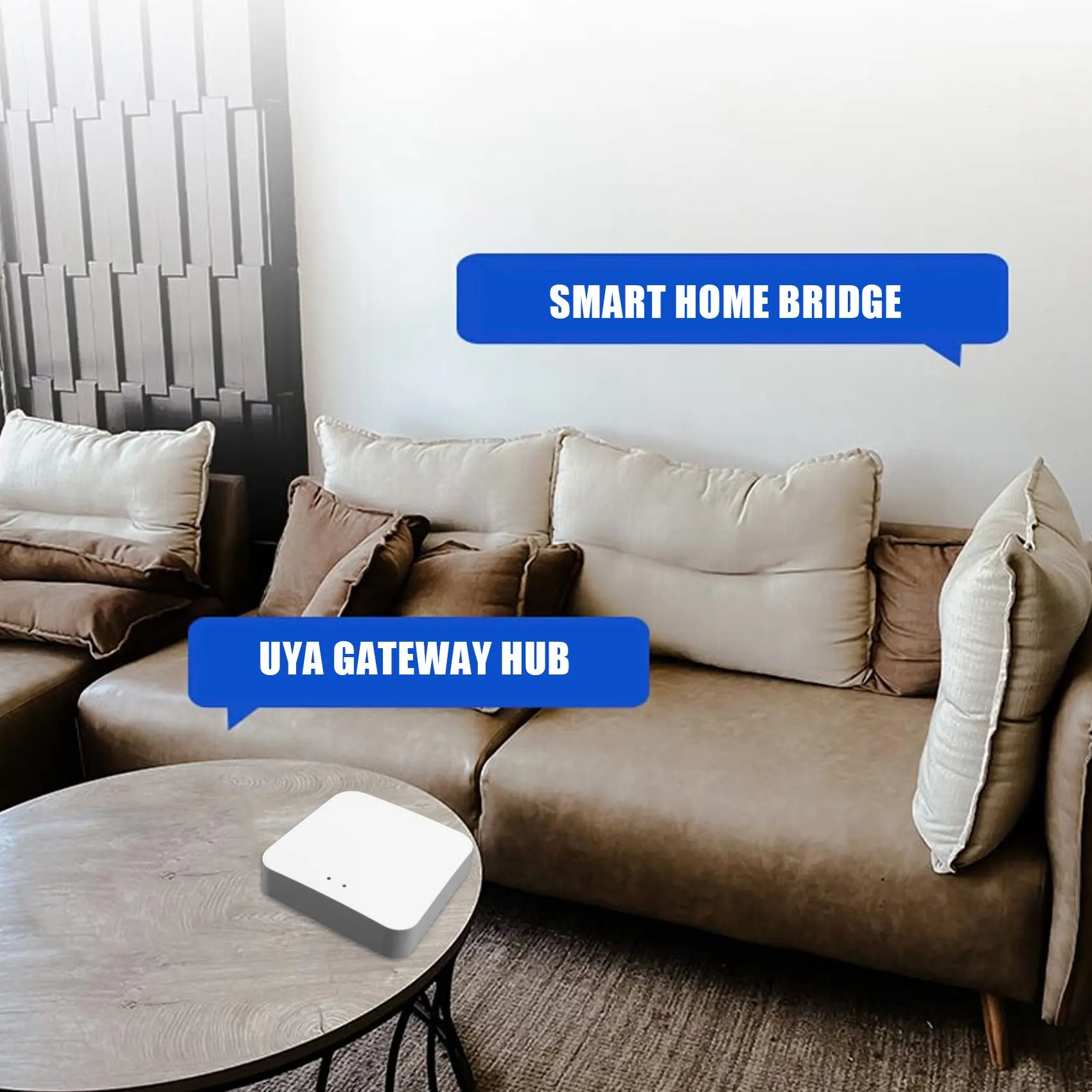 

#594T Tuya ZigBee Smart Gateway Hub Smart Home Bridge Tuya Smart Life (White)