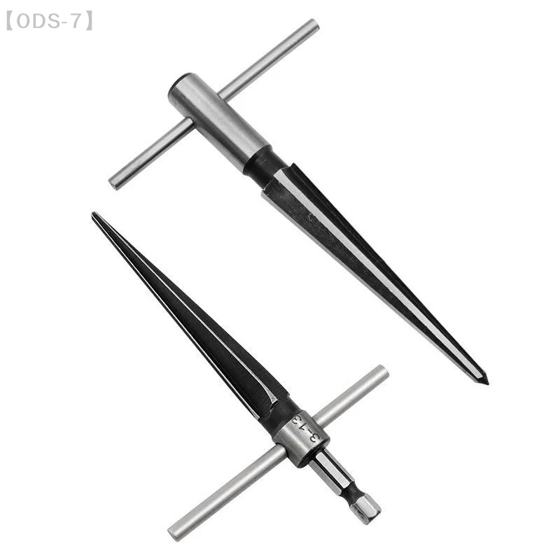 [ODS-7]T Handle Taper Reamer 6 Fluted Chamfer Reamer 3-13/5-16mm for Guitar Bridge Pin Hole Finishing【WO】