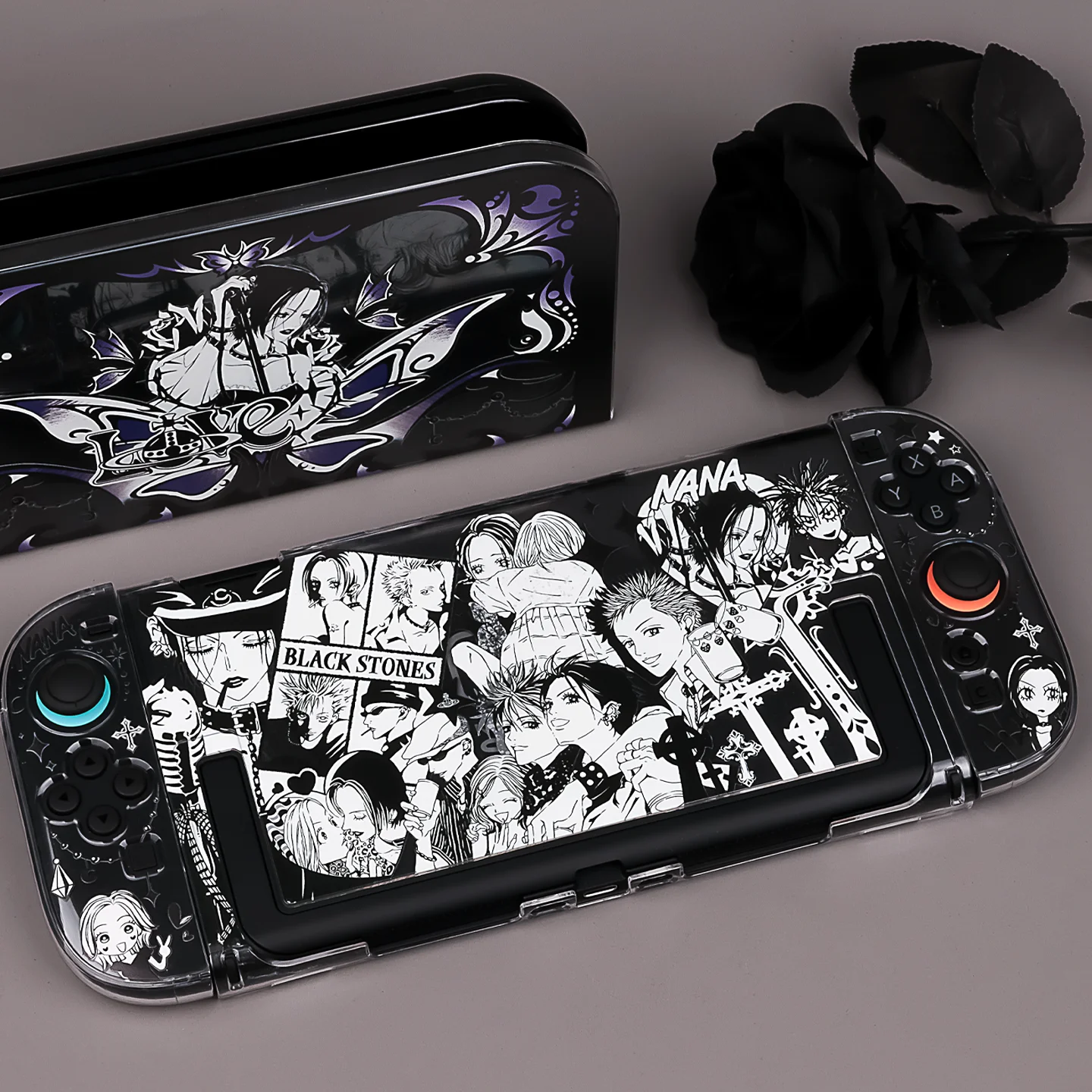 Funda Protectora Rígida para Nintendo Switch 2/OLED, Transparente, Dividida, Resistente a Impactos, para Consolas de Juegos Nintendo