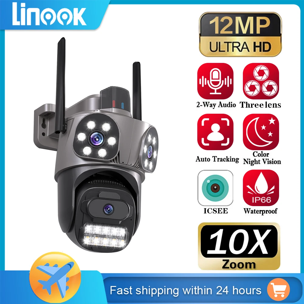 Linook Video surveillance camera outdoor WiFi security protection camera camara vigilancia wifi camera seguranca wifi CCTV