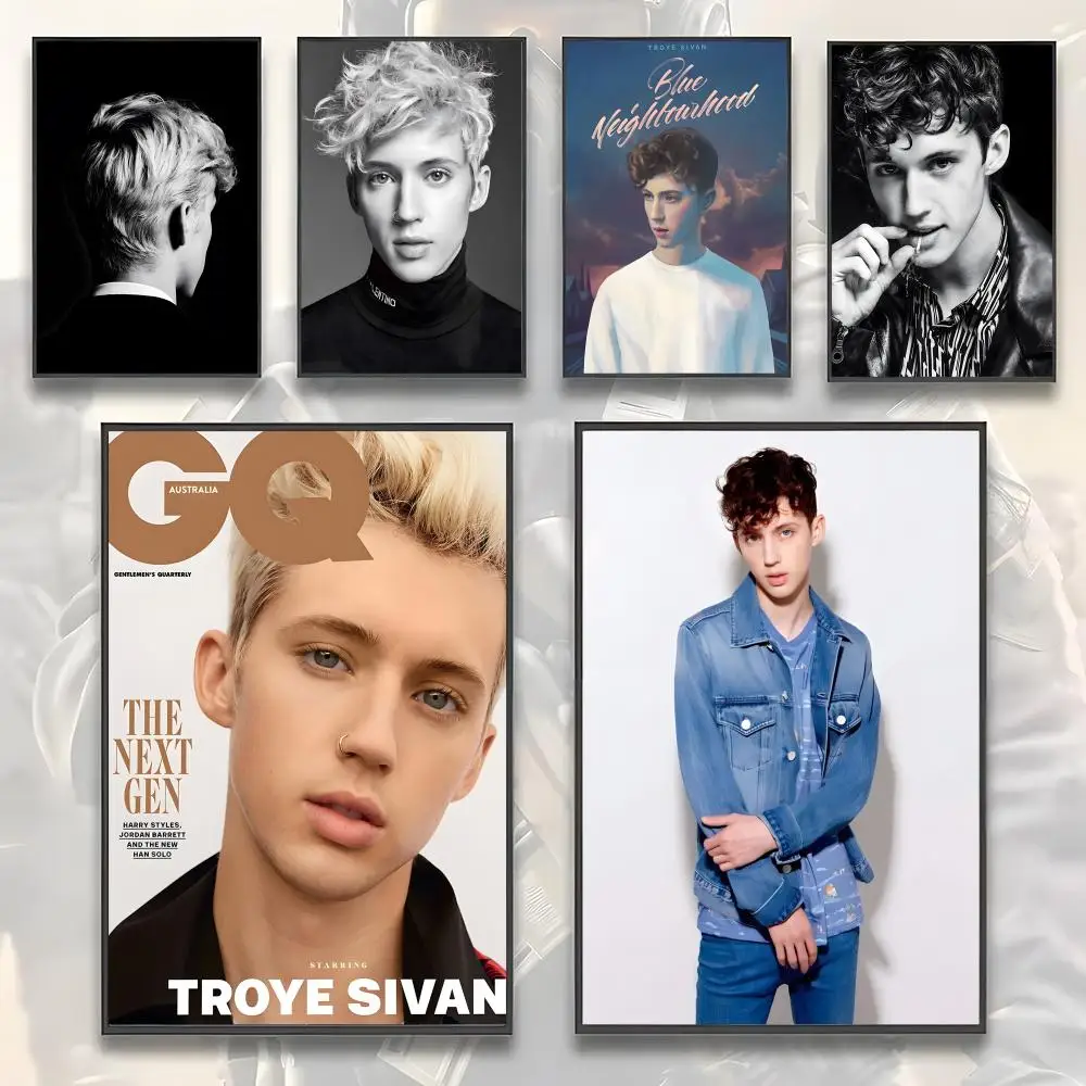 Australian Singer T-Troye Sivan Poster HD art sticky wall waterproof home living room bedroom bar aesthetic decoration