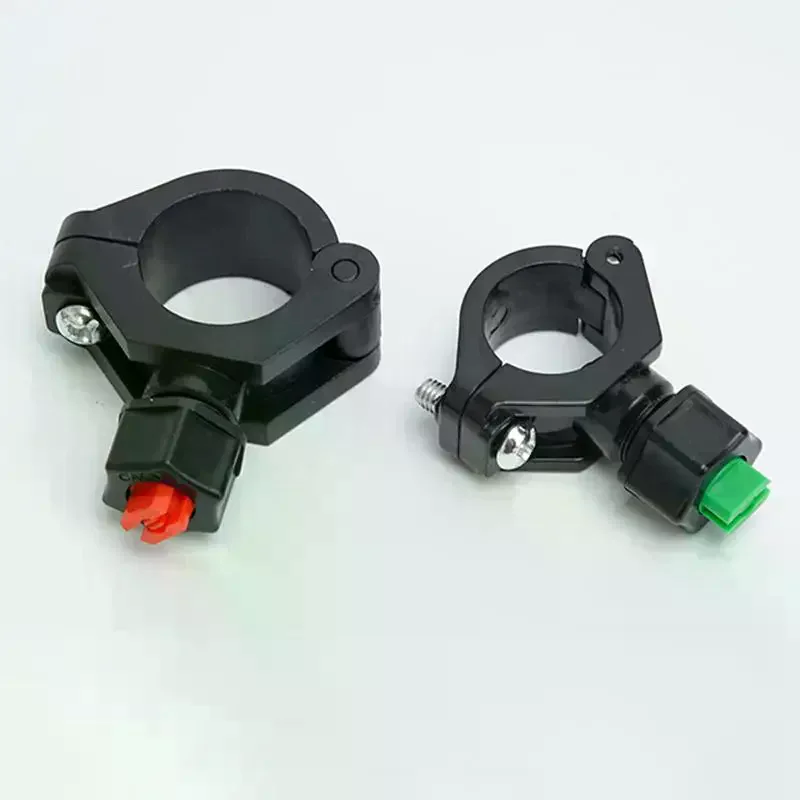 Plastic Quick Release 110 Degree Fan-shaped Nozzle Agricultural Irrigation Nozzle With Plastic Buckle Pipe Clamp Fixed Mounting