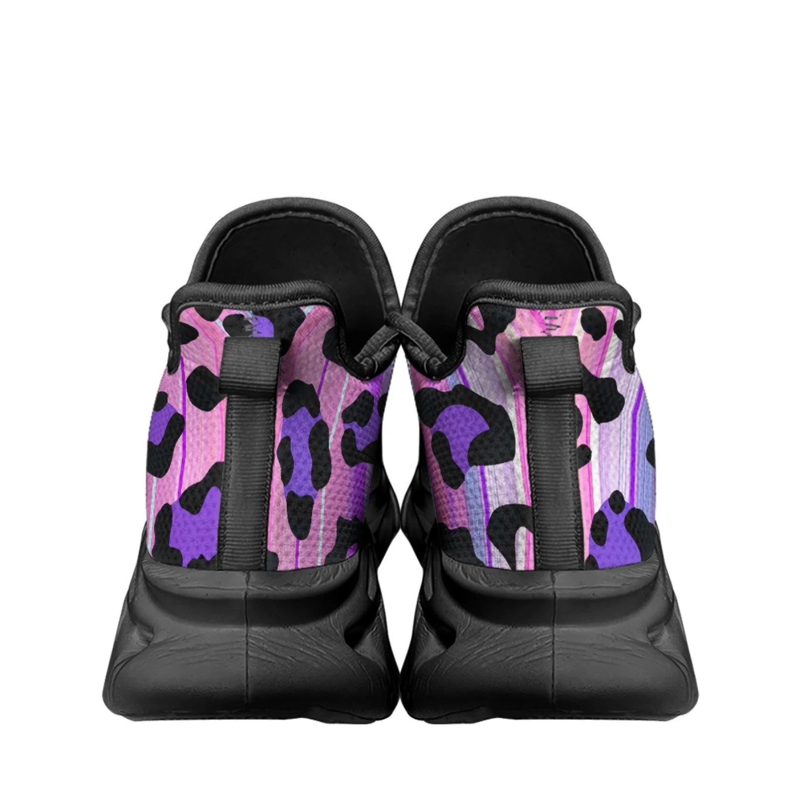 PENSTROLL PENSTROLL Pink Leopard Print Lightweight Fashion Sneakers for Gym Mesh & EVA Fashion 2026 All Season Men