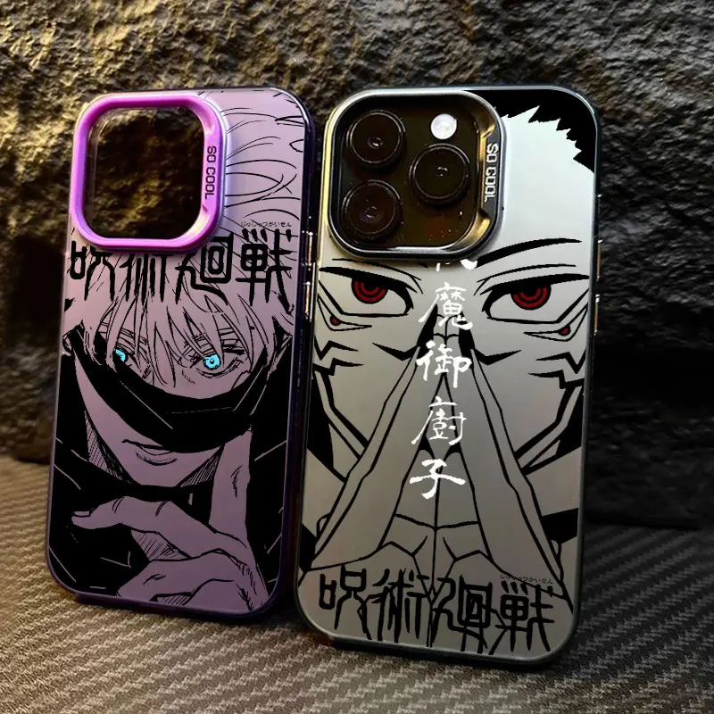 Jujutsus Kaisens Sukuna Satoru Gojo Phone Case For iPhone 13 14 15 16 17 Pro Max Plus 16e 17E 17 Air 11 18 Pro Fundas Back Cover