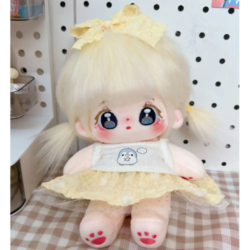 

High Quality Plicated Dress Outfit Cute Pretty 20CM Doll Clothes Replacement Costume DIY Children's Toys Girls Brithday Gift