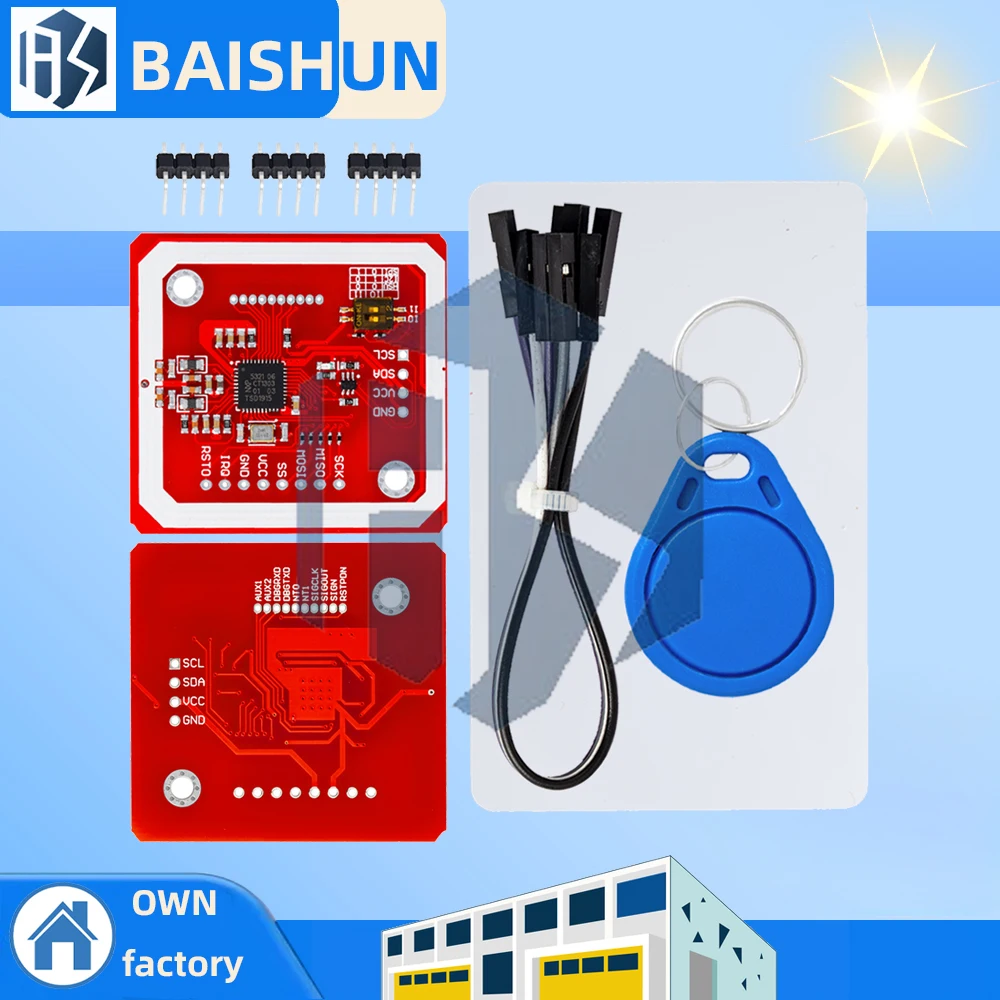 ‌ Controlador industrial PN532 Pro 2025 NFC 2.0 - Módulo RFID multiprotocolo de 13,56 MHz com suporte ISO 14443A/B e FeliCa