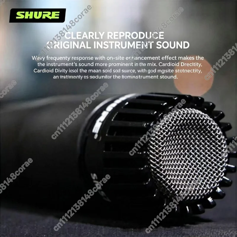 Shure SM57 Instrument Microphone Cardioid Dynamic Hand Mic Classic Vocal Stage Performance Guitar Studio Singing Home KTV Mic