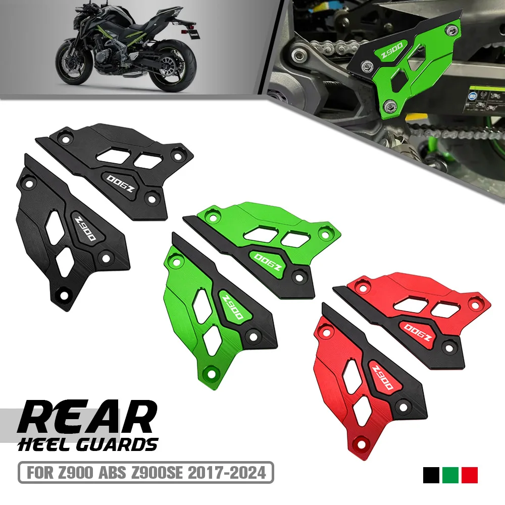 

Для Kawasaki Z900 ABS Z900SE 2017 2018 2019 2020-2024 защита педали мотоцикла задняя защита педали пяточная пластина декоративные аксессуары