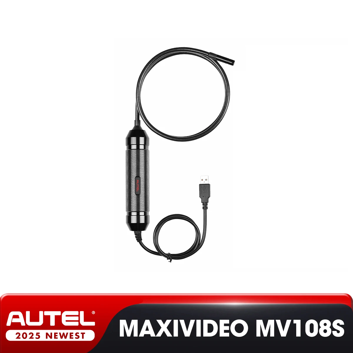 Autel MaxiVideo MV108S 8.5mm HD Digital Inspection Camera For MaxiSys Pro And PC Support Video Inspection E Image Head Powerful