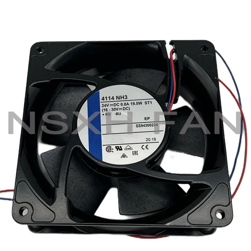 4114NH3 4114 NH3 24VDC ORIGINAL COOLING FAN 12038 12CM 120*120*38MM