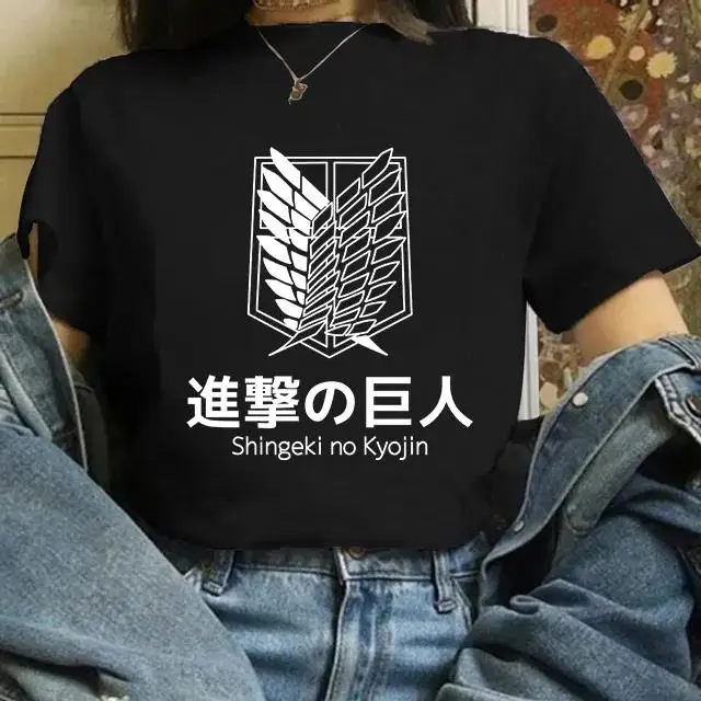 Attack on Titan Final Season 4 T Shirt damski Anime Shingeki No Kyojin Eren Yeager t-shirt z nadrukiem Men Plus Size bawełniane topy