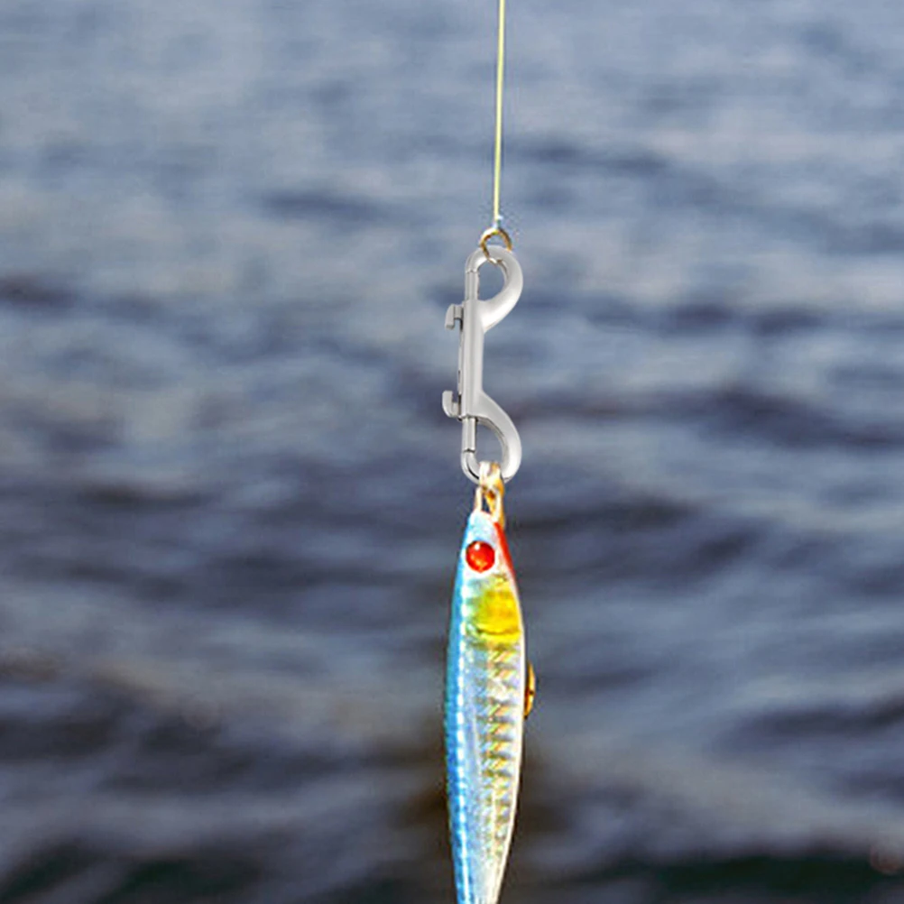 

6Pcs Metal Double Ended Snap Hooks Heavy Duty Eye Bolt Clips for Dog Leash Backpack Cable Tie Snap Hook Pet Buckle Hook