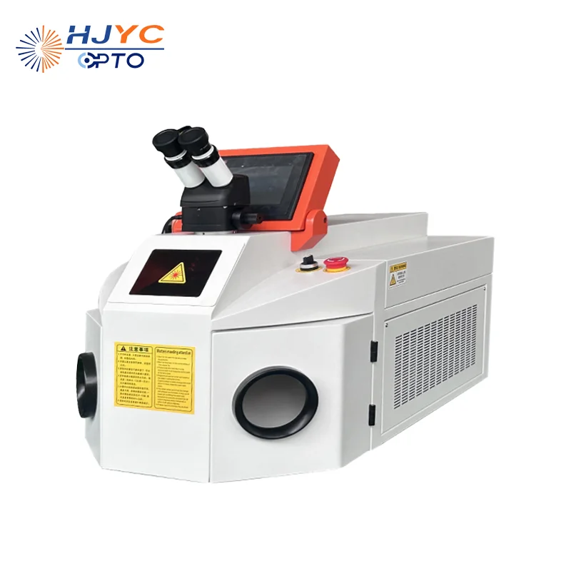 HJYC Portable 100W/200W Mini Welding Machine for Jewelry New Condition with Wei-hong Control System Yaskawa Servo Motor
