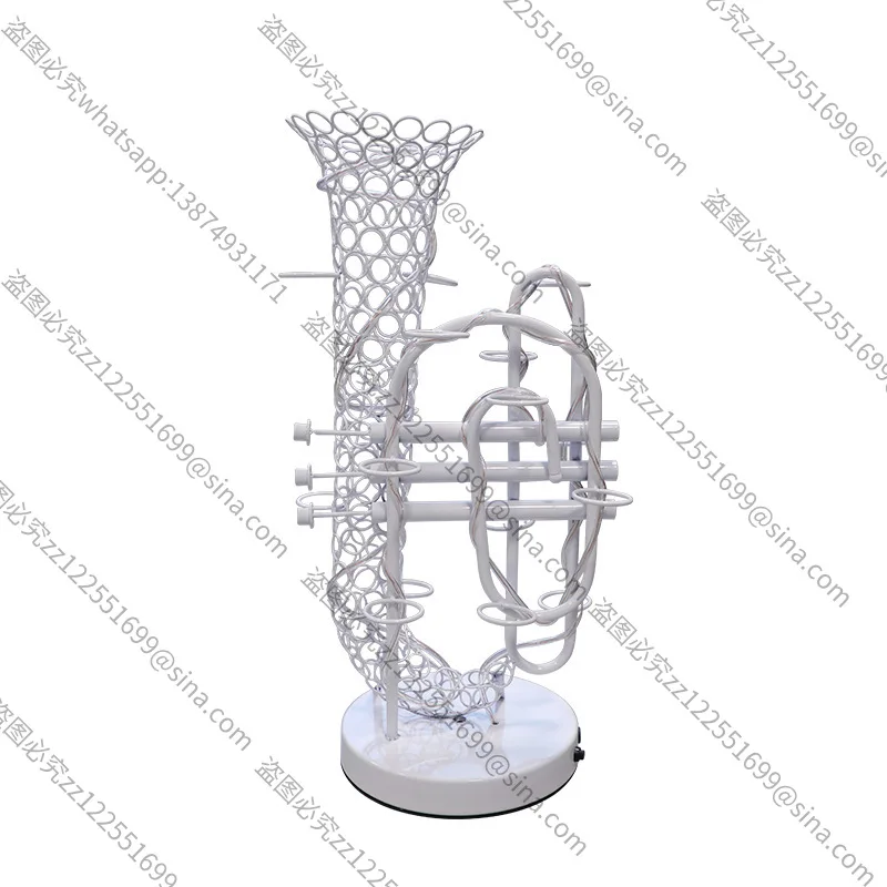 Suitable for Bar Luminous Cocktail Glass Holder Creative Bullet Champagne Wine Holder One Glass Saxophone CupHolder
