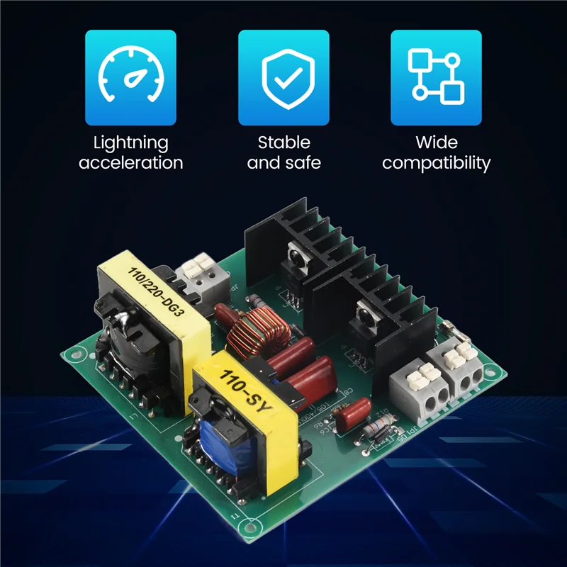 

Аутентичный ультразвуковой очиститель 180 Вт, материнская плата для автомойки, стиральная машина, генератор, преобразователь