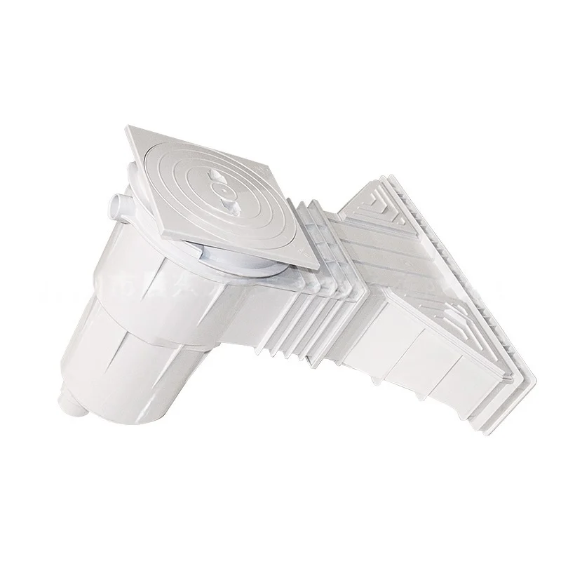 0080C Pool Cleaning Accessory ABS Wide‑mouth Wall Skimmer Filter Suction Device For Vinyl Liner Swimming Pool