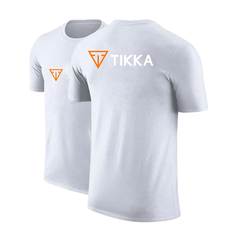 Tikka By Sako Finland Firearms Logo New Men\'s New Sports Short Sleeve Summer Fashion Casual T-shirts Harajuku Comfortable Tops