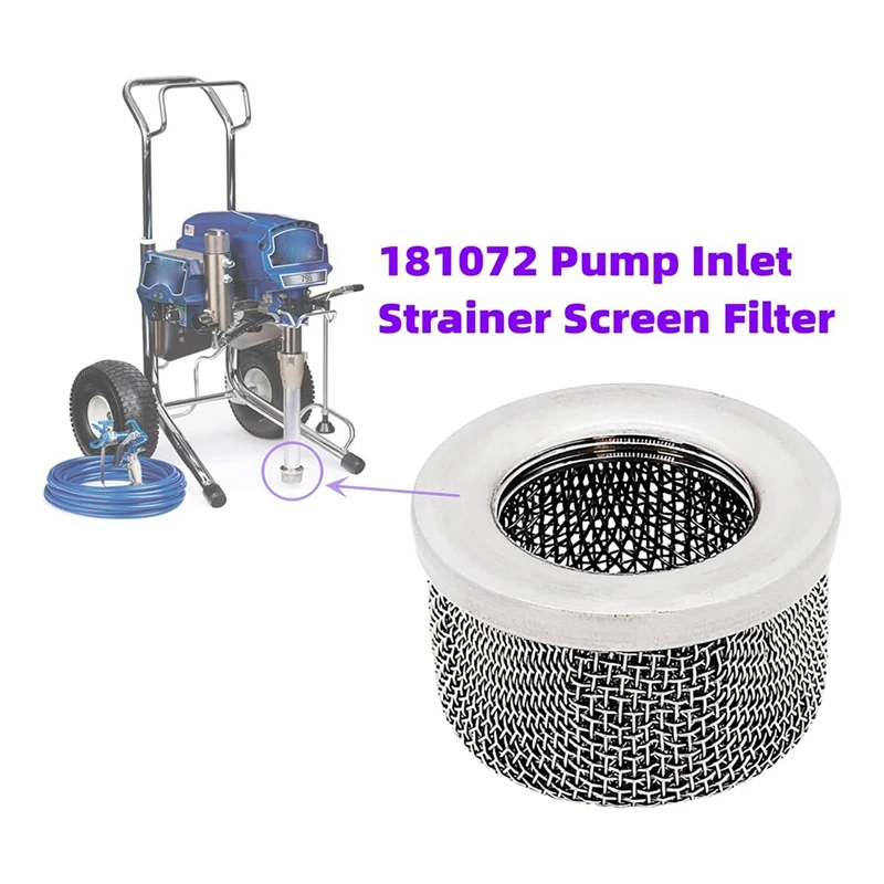 181072 287032 244067 Airless Spray Filter Screen Set For Graco 695 795 1095 1595 3900 5900 7900 Sprayer Replacement Parts