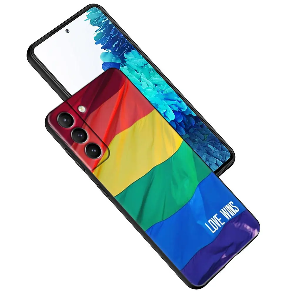 مثلي الجنس فخر العلم مثليات LGBT قوس قزح جراب هاتف لسامسونج غالاكسي S24FE S23 5G S20 S21 FE S25 S22 الترا S24 زائد الحالات يغطي