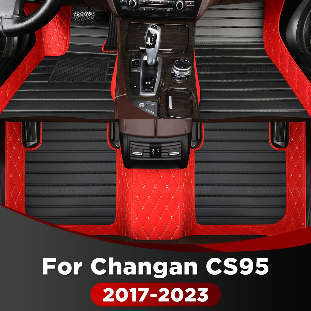 

For Changan CS95 2017-2023 2022 2021 Custom Car Floor Mat Automobile Carpet Interior Details Accessories Protective Pad Parts