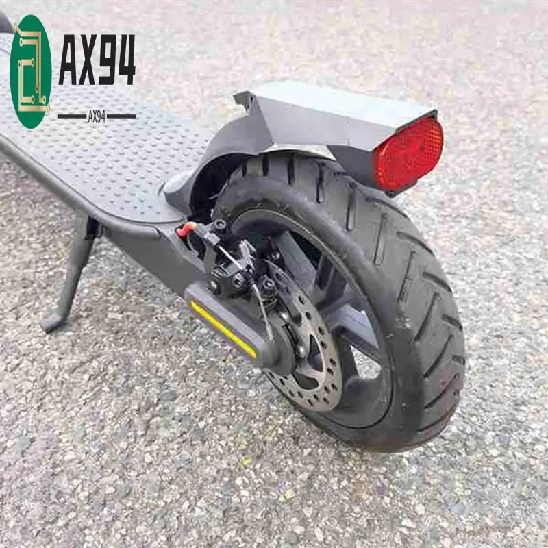 

AX94-Scooter Fenders Rear Mudguard Tail Light Kit With License Plate Flap For Xiaomi Electric Scooters, M365/PRO, White Easy Ins