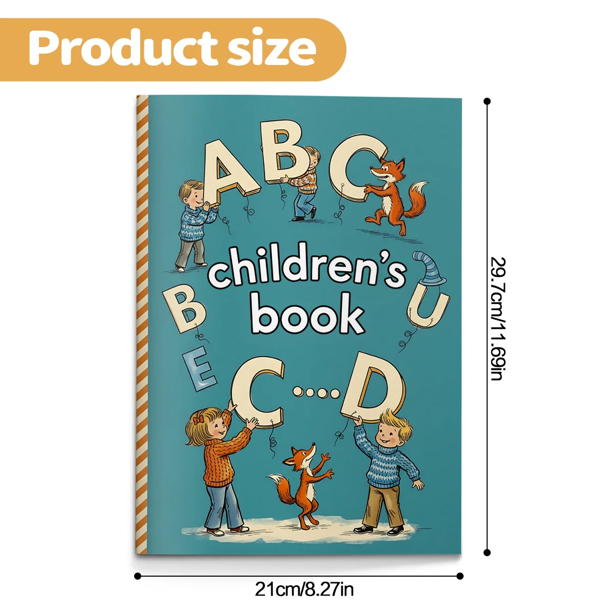 ABC Children’s Book for Kids Fun Illustrated Alphabet Learning Book to Learn Letters Words and Phonics Build Vocabulary and