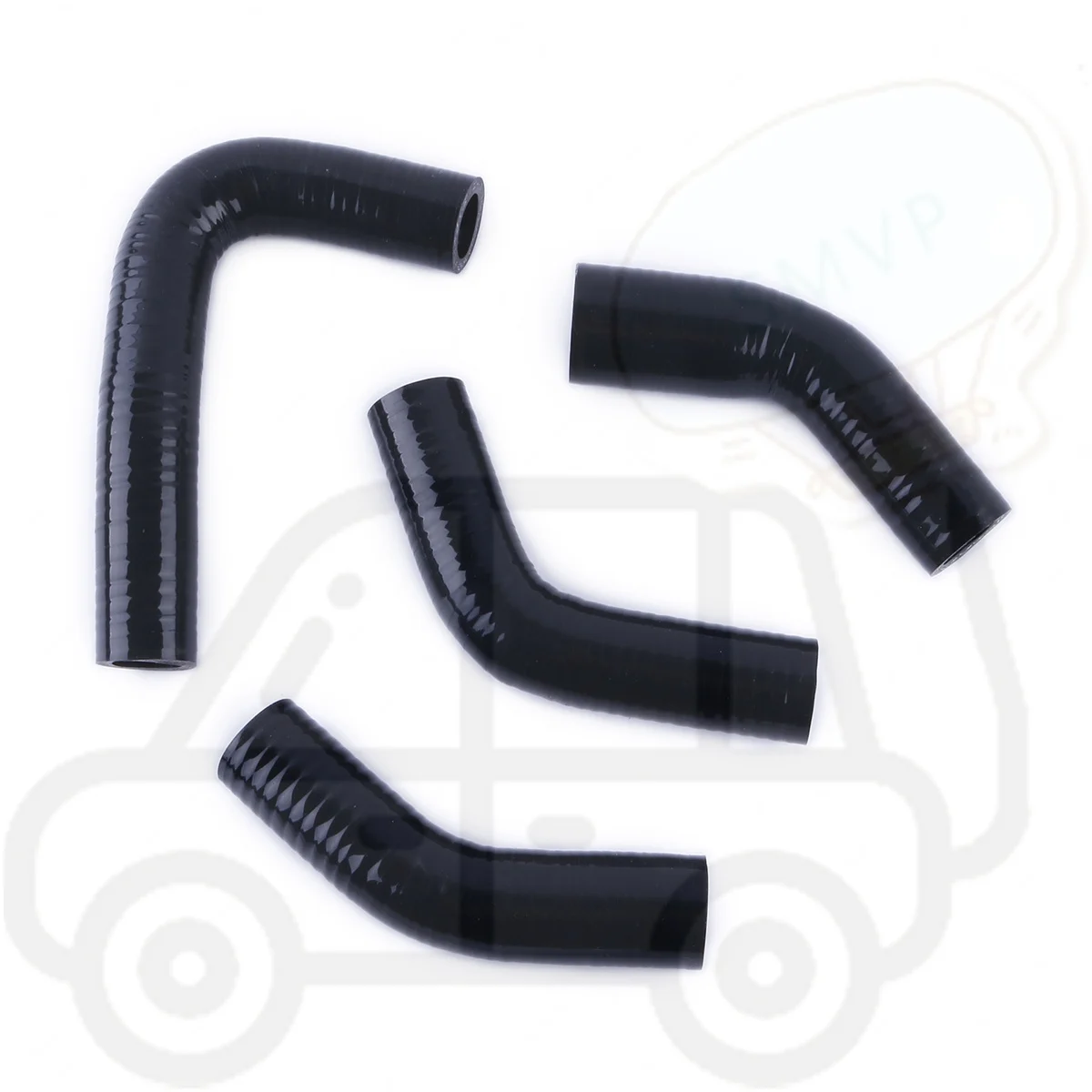 

4PCS 3PLY For 1984 1985 Yamaha RD350 RZ350 RD RZ 350 YPVS Motorcycle Silicone Radiator Tube Pipe Hose Kit Upper and Lower