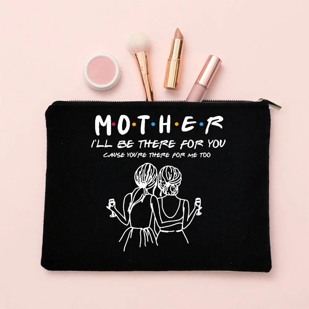 Hochzeit Weihnachten Graduierung Geschenk Make-Up Tasche Freund Bestie Freunde Schwestern Mutter ICH werde Es für Sie Comestic Taschen Geburtstag