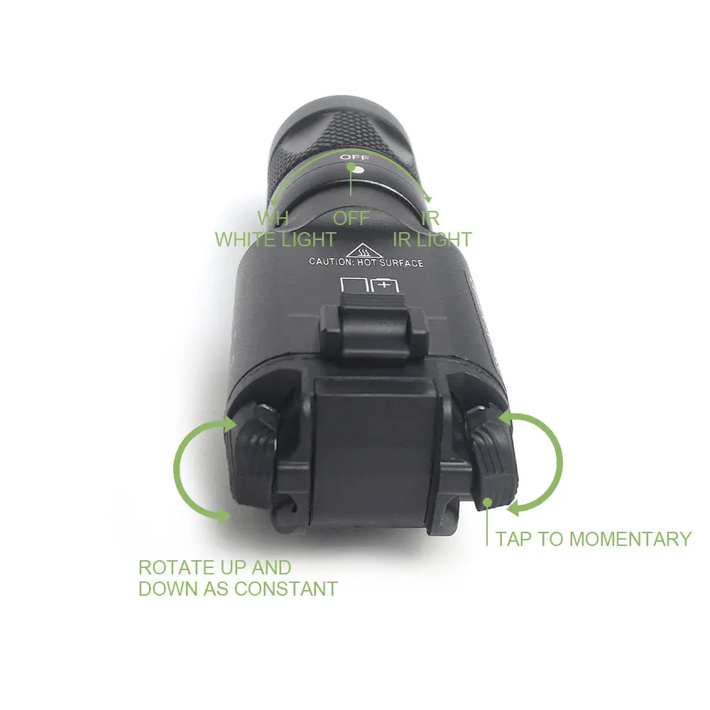 Taktische x300v ir Scout Licht Waffen licht ir Beleuchtung und LED weiße Jagd Lumen x300v Taschenlampe Waffen lichter ﻿