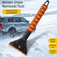 Snow Brush PP Car Ice Scraper Multi-function Portable Snow Shovel Retractable Snow Scraper Auto Glass