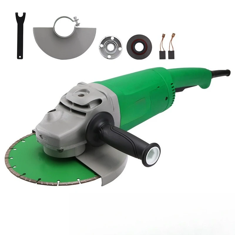 

Hot-selling large angle grinder 2500W metal cutting European and British 180mm230mm copper core motor