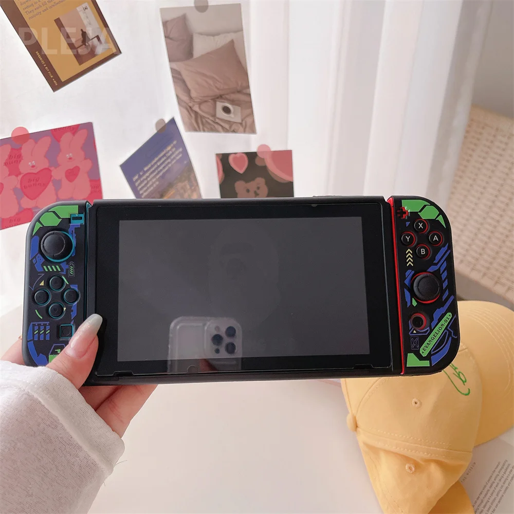 Custodia protettiva in silicone morbido carino alla moda per Nintendo Switch Custodia protettiva Oled per accessori per console di gioco Switch NS